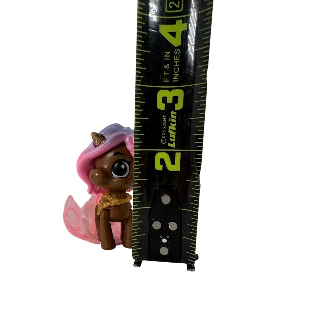 MGA Poopsie Slime Surprise Unicorn Figure Kids 3in Brown Pink Excellent Glitter